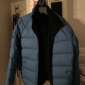 Patagonia Blue Puffer Jacket